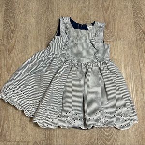 Carter’s Navy and White Stripe Sundress | 9M